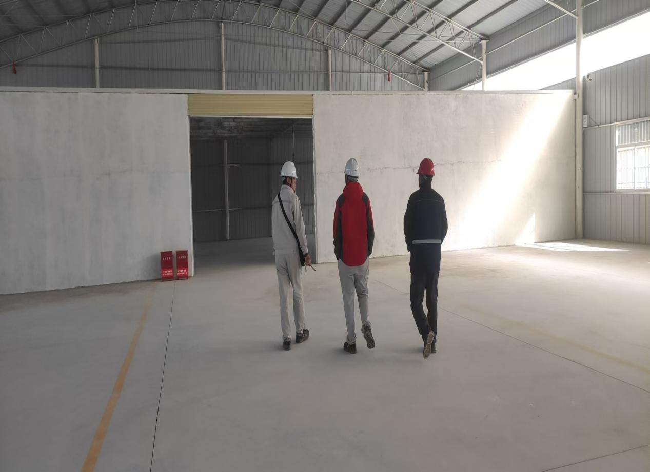 商洛項目庫區(qū)臨建完成驗收